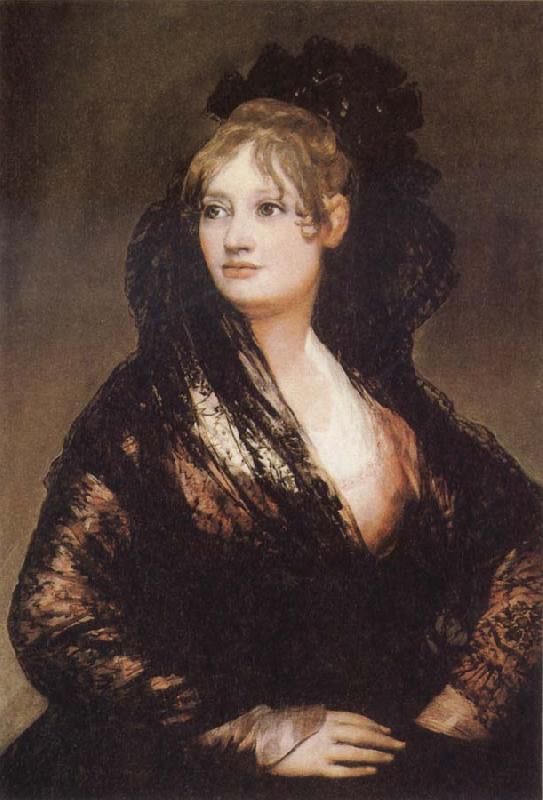Francisco de Goya Portrait of Dona Isbel de Porcel oil painting image